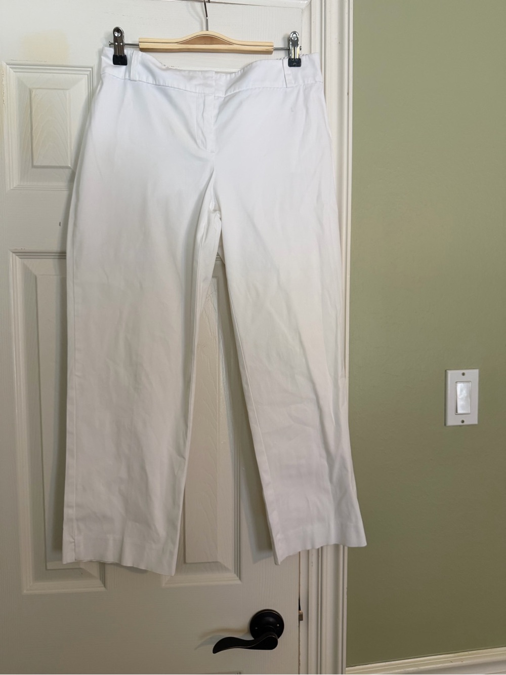 Talbots White Women's Straight-Leg Pants